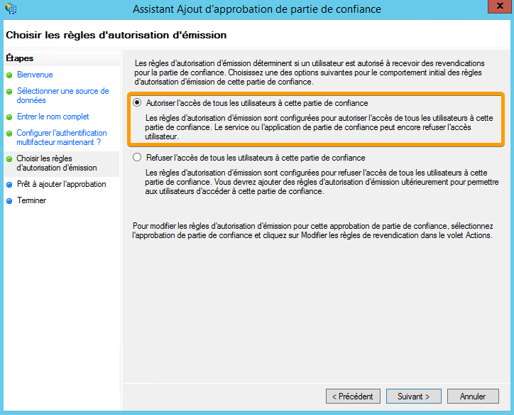 SSO Microsoft ADFS - Active Directory Federation Services (SAML 2.0)