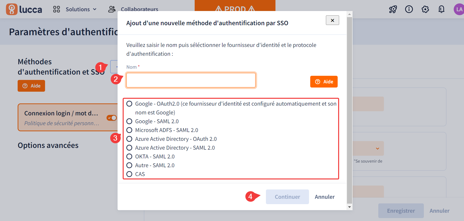 SSO Microsoft ADFS - Active Directory Federation Services (SAML 2)