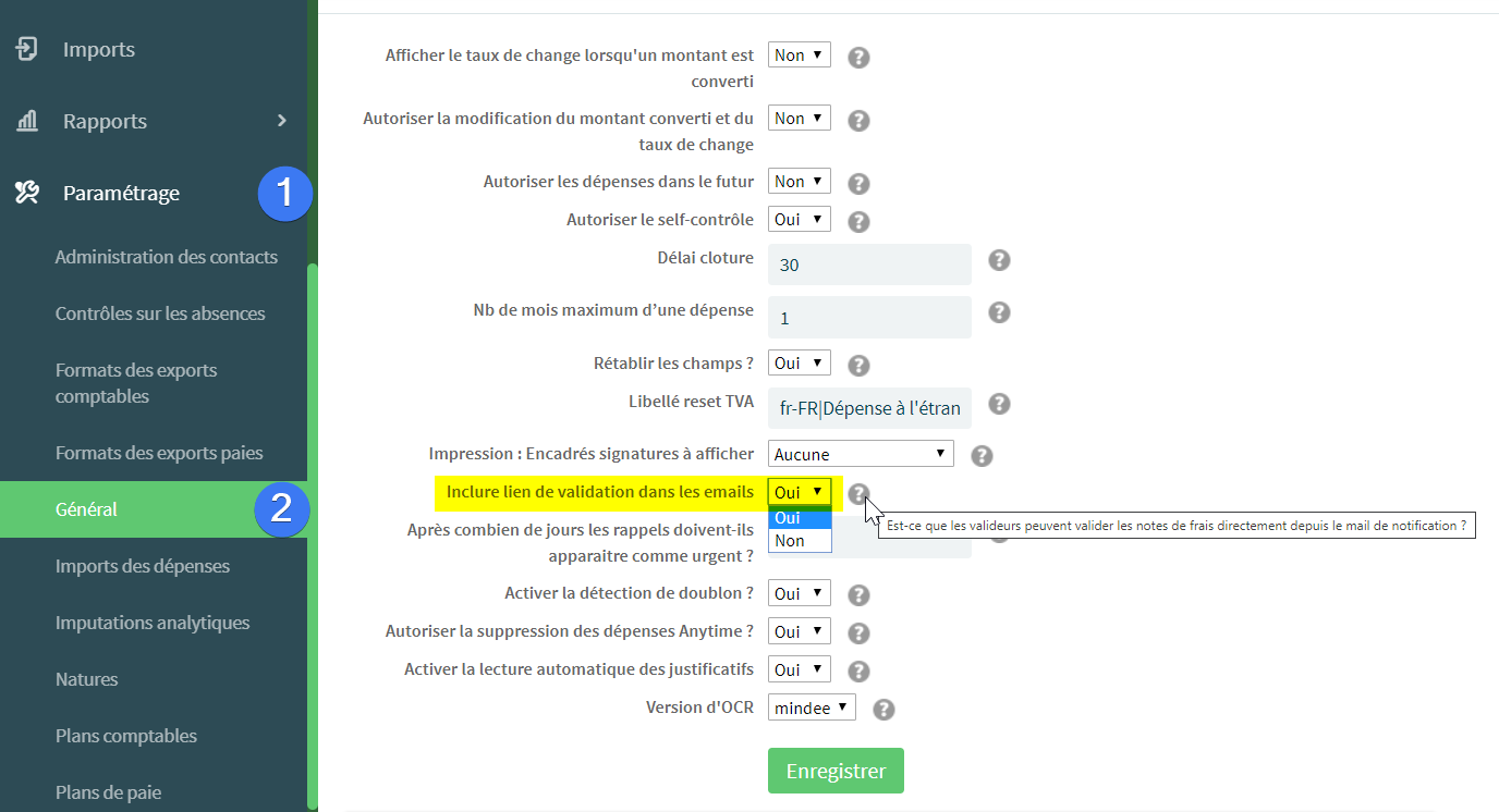 Lucca Expenses notifications