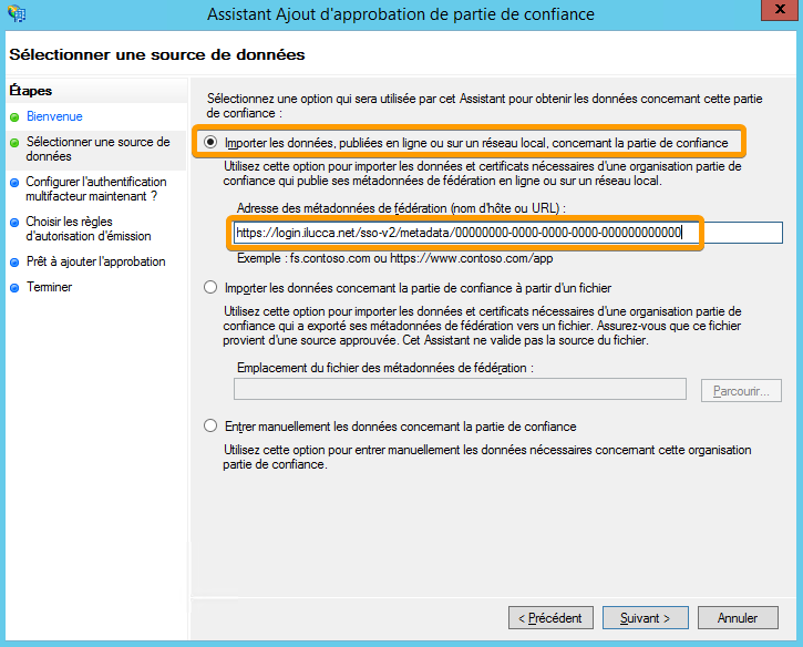 SSO Microsoft ADFS - Active Directory Federation Services (SAML 2.0)